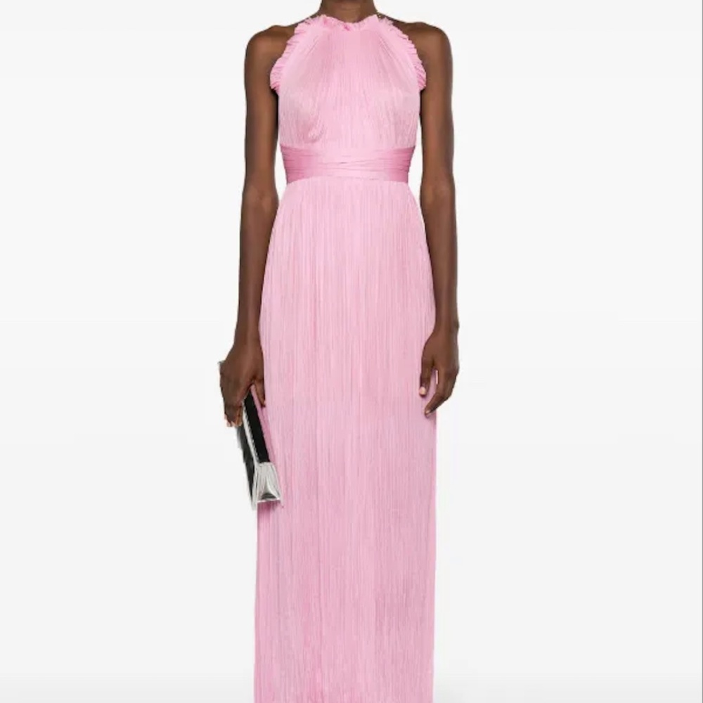 Maria Lucia Hohan Silk Long Pink Dress